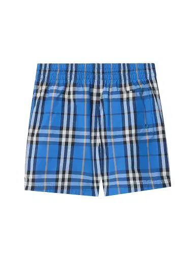 Burberry Little Boy's & Boy's Check Swim Shorts - Hyacinth Blue - Size 8 | Thumbnail 2