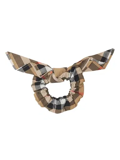 Burberry Girl's Cotton Check Scrunchie | Thumbnail 2 Burberry Girl's Cotton Check Scrunchie | Thumbnail 2