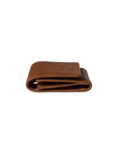 Miu Miu Women's Small Nappa Leather Wallet - Brown | Thumbnail 4 Miu Miu Women's Small Nappa Leather Wallet - Brown | Thumbnail 4
