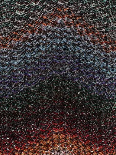 Missoni Women's Sequin Wefted Loom Knit Minidress - Dark Multi - Size 12 | Thumbnail 7 Missoni Women's Sequin Wefted Loom Knit Minidress - Dark Multi - Size 12 | Thumbnail 7