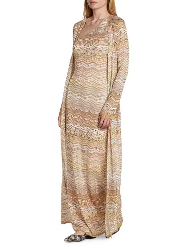 Missoni Women's Chevron Duster Cardigan | Thumbnail 4 Missoni Women's Chevron Duster Cardigan | Thumbnail 4