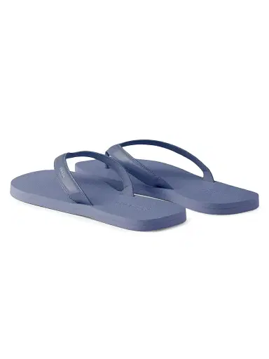 Prada Men's Brushed Leather Flip-Flops - Blue - Size 13 | Thumbnail 3 Prada Men's Brushed Leather Flip-Flops - Blue - Size 13 | Thumbnail 3
