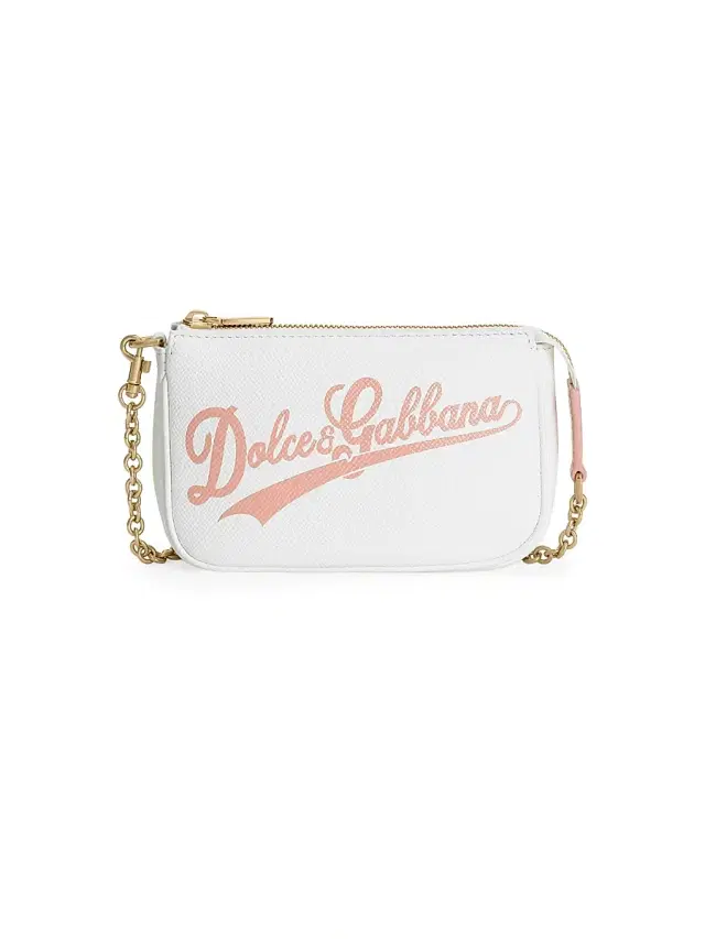 Dolce & Gabbana Girl's Logo Chain Link Crossbody Bag