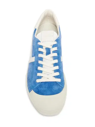 Tom Ford Men's Jarvis Suede Low-Top Sneakers | Thumbnail 4 Tom Ford Men's Jarvis Suede Low-Top Sneakers | Thumbnail 4