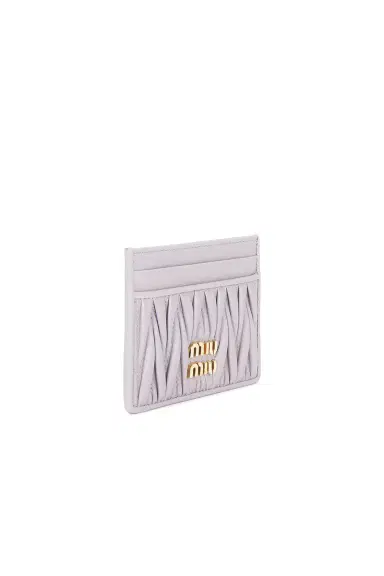 Miu Miu Matelasse Minuteria Cardholder | Thumbnail 3 Miu Miu Matelasse Minuteria Cardholder | Thumbnail 3