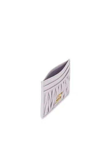 Miu Miu Matelasse Minuteria Cardholder | Thumbnail 4 Miu Miu Matelasse Minuteria Cardholder | Thumbnail 4