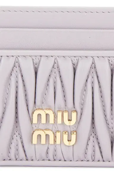 Miu Miu Matelasse Minuteria Cardholder | Thumbnail 6 Miu Miu Matelasse Minuteria Cardholder | Thumbnail 6