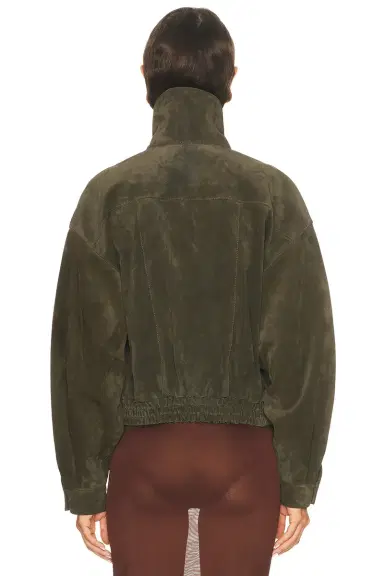 Saint Laurent Suede Bomber | Thumbnail 4