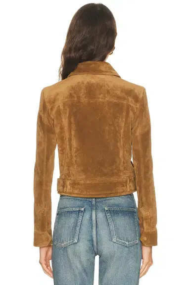 Saint Laurent Belted Suede Jacket | Thumbnail 3 Saint Laurent Belted Suede Jacket | Thumbnail 3