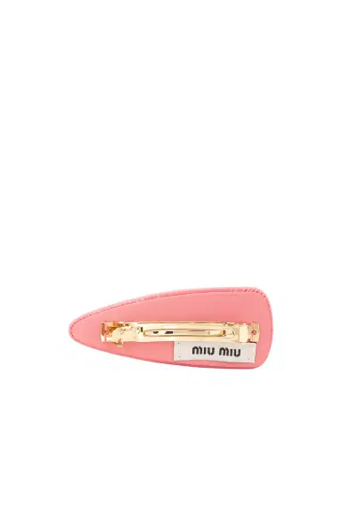 Miu Miu Vernice Hair Clip | Thumbnail 3