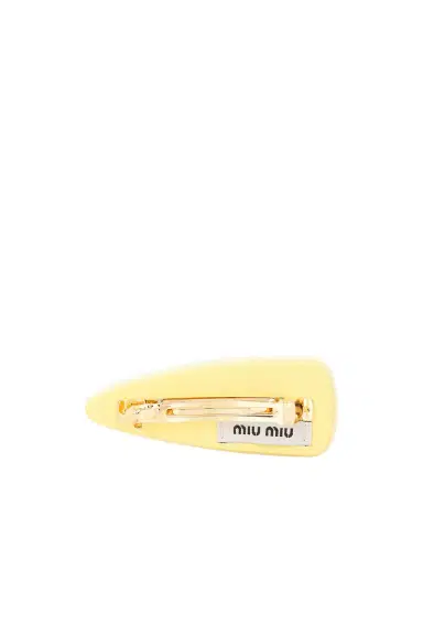 Miu Miu Vernice Hair Clip | Thumbnail 3