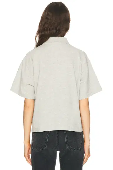 Saint Laurent Oversized Polo Top | Thumbnail 3