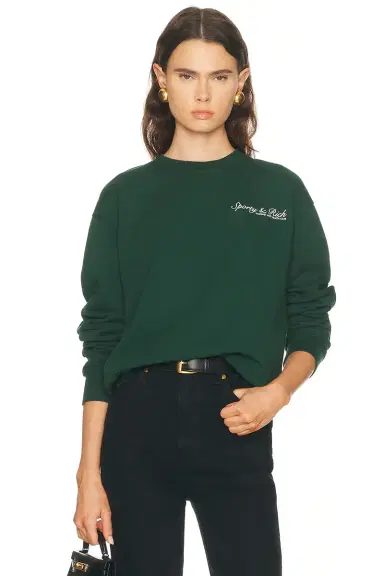 Sporty & Rich Syracuse Crewneck Sweatshirt | Thumbnail 2 Sporty & Rich Syracuse Crewneck Sweatshirt | Thumbnail 2