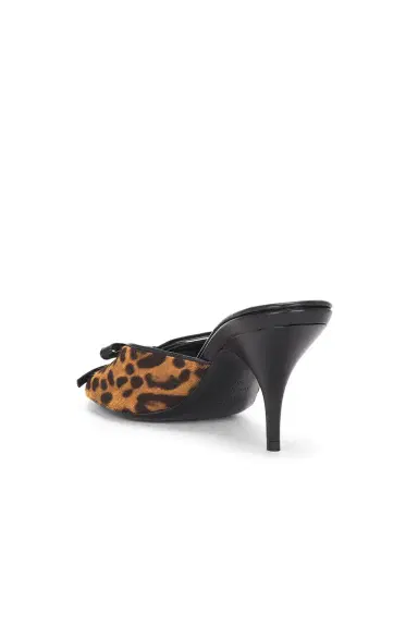 Miu Miu Leopard Mule Sandal | Thumbnail 3 Miu Miu Leopard Mule Sandal | Thumbnail 3