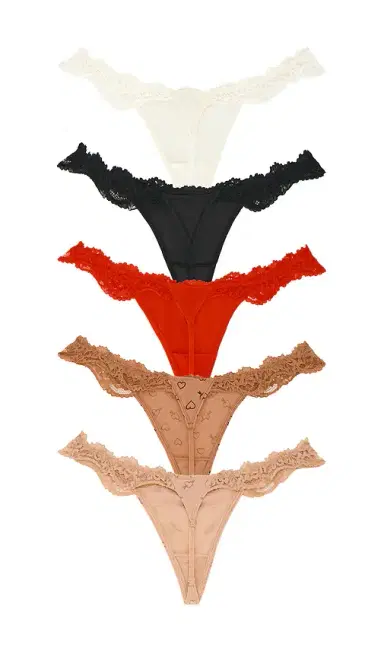 Skims Fits Everybody Lace String Thong 5-pack | Thumbnail 2 Skims Fits Everybody Lace String Thong 5-pack | Thumbnail 2