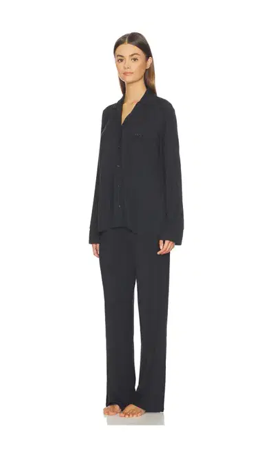 SKIMS Skims Sleep Long Sleeve Button Up Sleep Set | Thumbnail 2