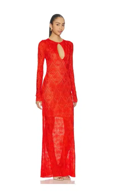 BLUMARINE Long Knit Dress | Thumbnail 2 BLUMARINE Long Knit Dress | Thumbnail 2