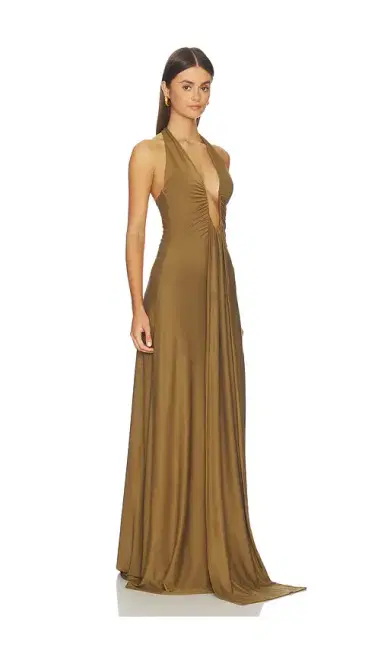 MISHA The Jennifer Cupro Maxi Dress | Thumbnail 2 MISHA The Jennifer Cupro Maxi Dress | Thumbnail 2