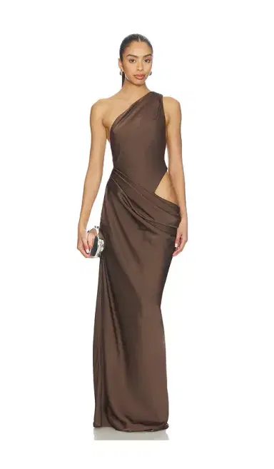 Misha The Isadora Satin Maxi Dress | Thumbnail 1 Misha The Isadora Satin Maxi Dress | Thumbnail 1