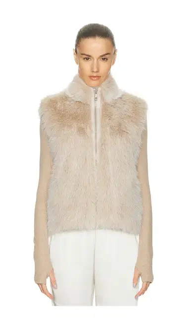 REVOLVE x JJ Revolve X JJ Faux Fox Fur Vest | Thumbnail 2