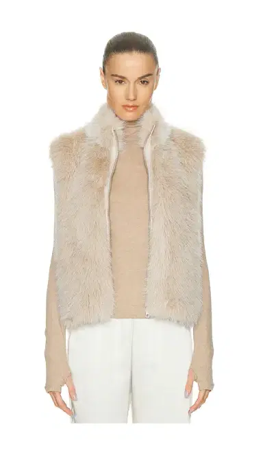 REVOLVE x JJ Revolve X JJ Faux Fox Fur Vest | Thumbnail 1