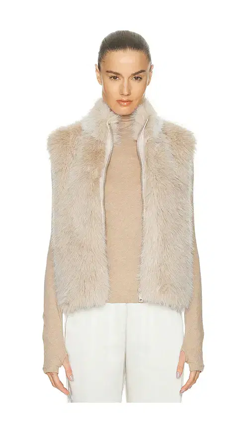 Revolve X JJ Faux Fox Fur Vest