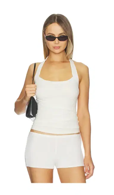 Geel Isabelle Halter Top | Thumbnail 1