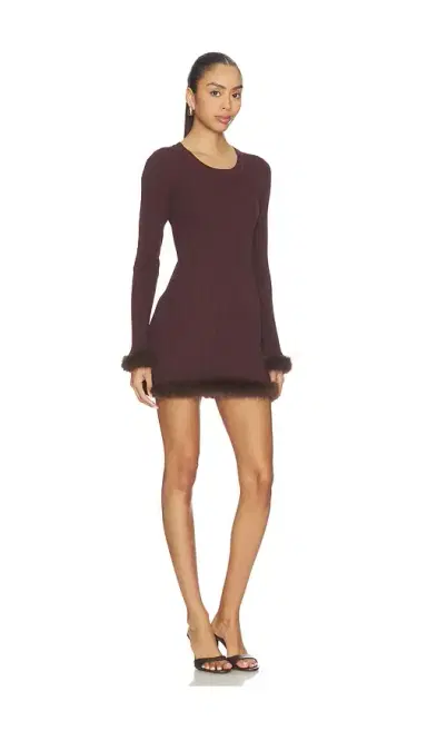 SNDYS Pearse Faux Fur Mini Dress | Thumbnail 2 SNDYS Pearse Faux Fur Mini Dress | Thumbnail 2