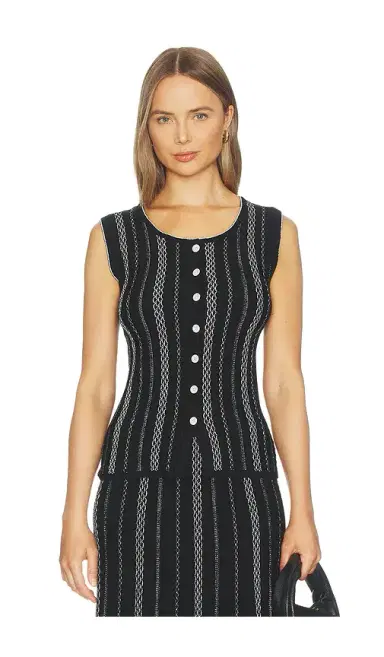 Proenza Schouler White Label Proenza Schouler Alyna Vest | Thumbnail 2 Proenza Schouler White Label Proenza Schouler Alyna Vest | Thumbnail 2