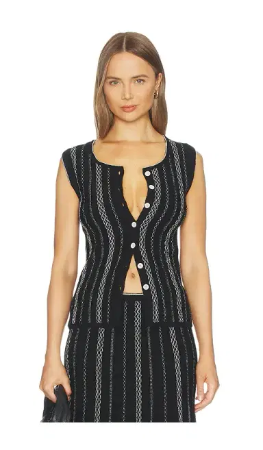 Proenza Schouler White Label Proenza Schouler Alyna Vest | Thumbnail 1 Proenza Schouler White Label Proenza Schouler Alyna Vest | Thumbnail 1