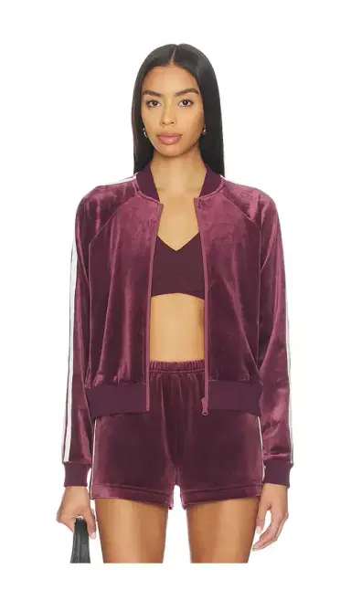 Splits59 Heritage Velour Bomber Jacket | Thumbnail 1 Splits59 Heritage Velour Bomber Jacket | Thumbnail 1