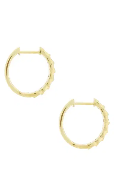 STONE AND STRAND La Scala Hoop Earrings | Thumbnail 2 STONE AND STRAND La Scala Hoop Earrings | Thumbnail 2