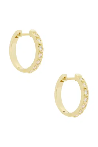 STONE AND STRAND La Scala Hoop Earrings | Thumbnail 3 STONE AND STRAND La Scala Hoop Earrings | Thumbnail 3