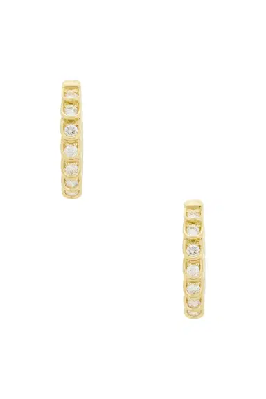 STONE AND STRAND La Scala Hoop Earrings | Thumbnail 6 STONE AND STRAND La Scala Hoop Earrings | Thumbnail 6