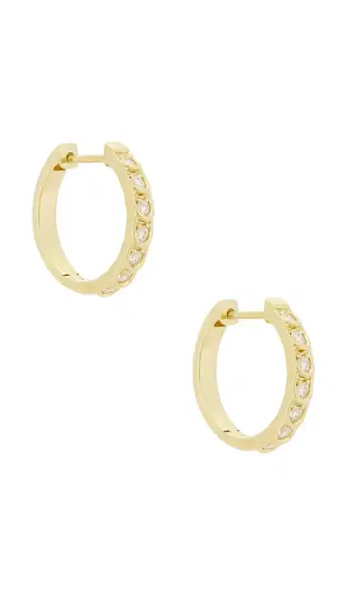 STONE AND STRAND La Scala Hoop Earrings | Thumbnail 1 STONE AND STRAND La Scala Hoop Earrings | Thumbnail 1