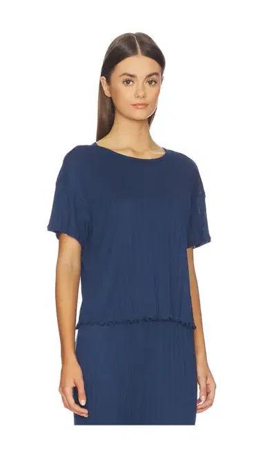 Eberjey Pointelle Short Sleeve Tee | Thumbnail 2 Eberjey Pointelle Short Sleeve Tee | Thumbnail 2