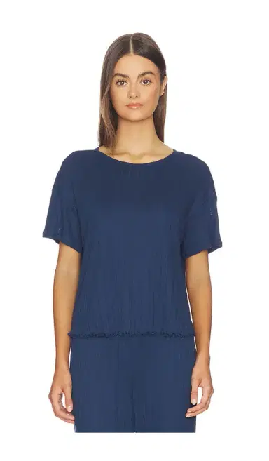 Eberjey Pointelle Short Sleeve Tee | Thumbnail 1 Eberjey Pointelle Short Sleeve Tee | Thumbnail 1