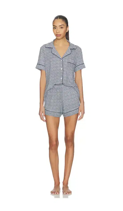 Gisele Printed Relaxed Short Pajama Set