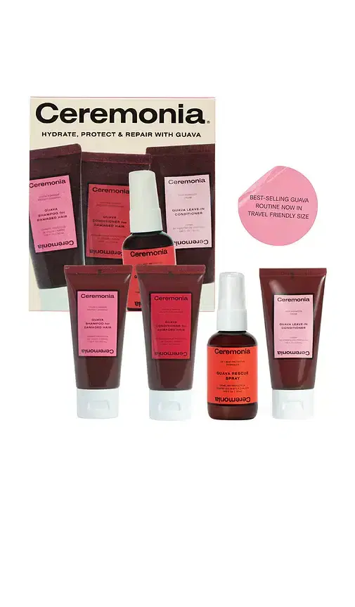 Ceremonia Guava Travel Kit