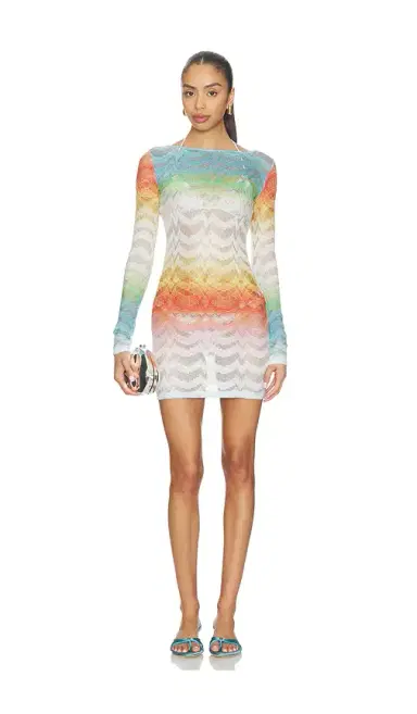 Missoni Long Sleeve Mini Dress | Thumbnail 1 Missoni Long Sleeve Mini Dress | Thumbnail 1