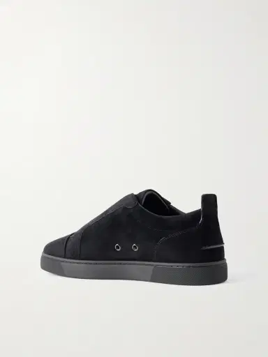 Christian Louboutin St Louis Suede Slip-On Sneakers - Men | Thumbnail 4 Christian Louboutin St Louis Suede Slip-On Sneakers - Men | Thumbnail 4