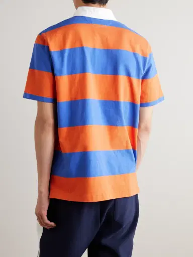 Polo Ralph Lauren Striped Cotton-Jersey Polo Shirt - Men | Thumbnail 3