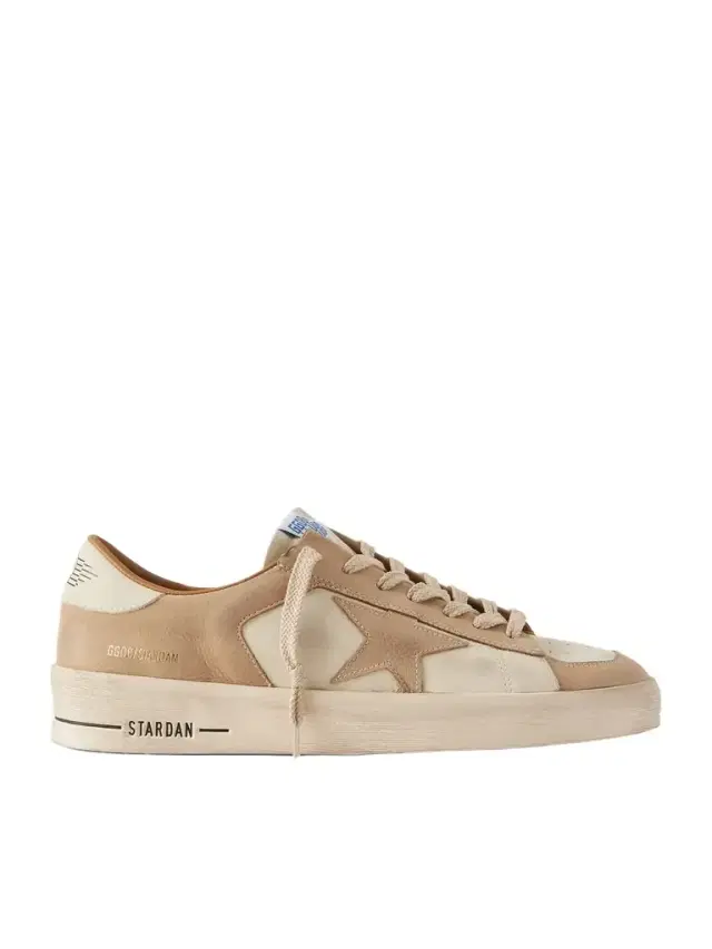 Golden Goose Stardan Distressed Colour-Block Full-Grain Nubuck and Leather Sneakers - Men