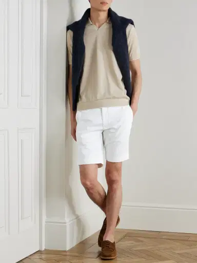 Polo Ralph Lauren Straight-Leg Stretch Cotton-Twill Shorts - Men | Thumbnail 2 Polo Ralph Lauren Straight-Leg Stretch Cotton-Twill Shorts - Men | Thumbnail 2