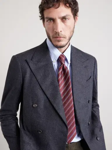 Charvet 8.5cm Striped Silk-Jacquard Tie - Men | Thumbnail 2