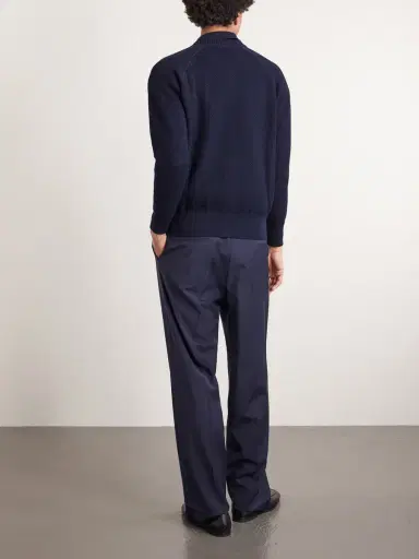 PIACENZA 1733 Slim-Fit Honeycomb-Knit Cotton Bomber Jacket - Men | Thumbnail 4 PIACENZA 1733 Slim-Fit Honeycomb-Knit Cotton Bomber Jacket - Men | Thumbnail 4