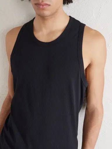 James Perse LA Skate Ribbed Stretch-Cotton Jersey Tank Top - Men | Thumbnail 5