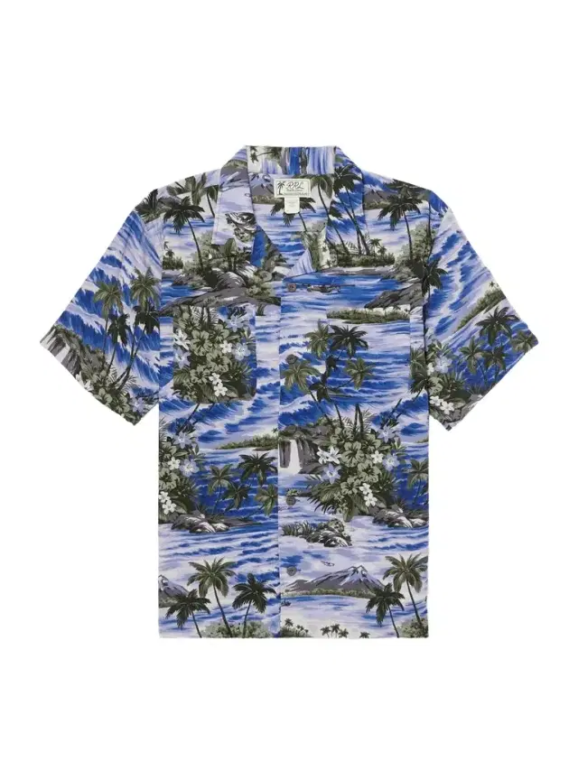 Camp-Collar Floral-Print Woven Shirt - Men