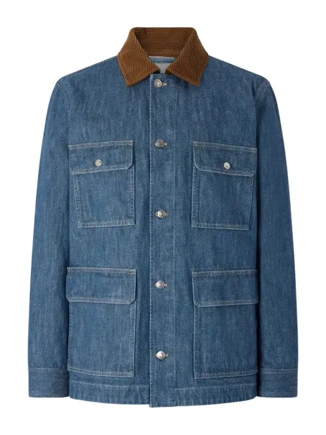 Loro Piana Austin Corduroy-Trimmed Denim Jacket - Men