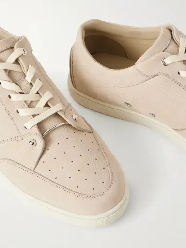 Christian Louboutin Chambelisneak Embellished Nubuck Sneakers - Men | Thumbnail 5 Christian Louboutin Chambelisneak Embellished Nubuck Sneakers - Men | Thumbnail 5